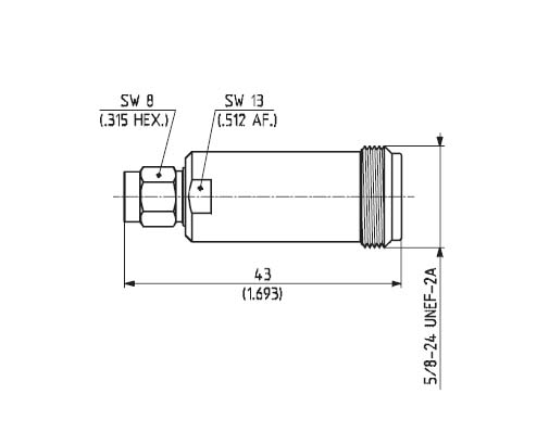 HuberSuhner/Adapter/33_PC24-N-50-1/199_UE